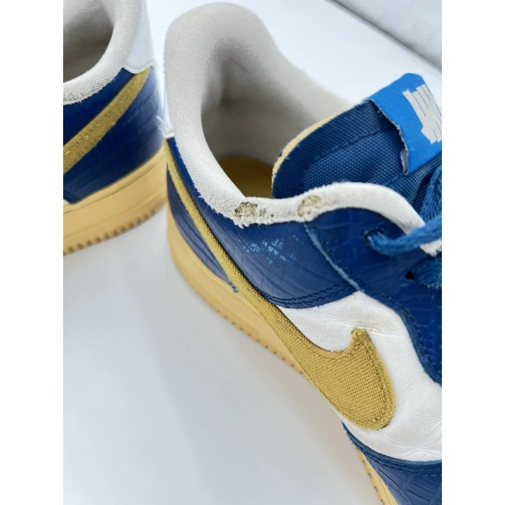 Nike Dunk Low Retro Blue Yellow Sneakers Men's Athletic Shoes Size 13